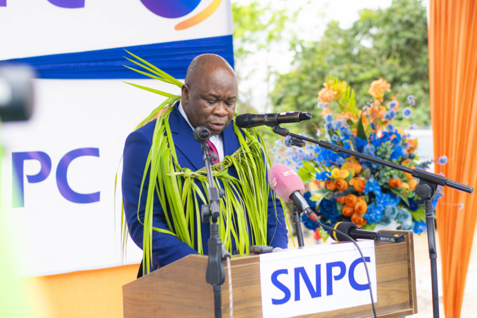 Cérémonie de remise officielle du complexe scolaire « JEAN BAPTISTE TATI LOUTARD » de Tchiminzi