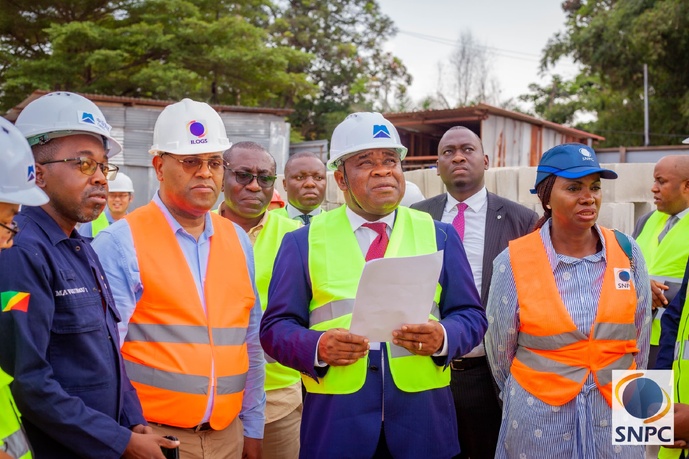 Visite du Chantier de la Tour SNPC : Le Directeur Général Salue l’Avancée des Travaux