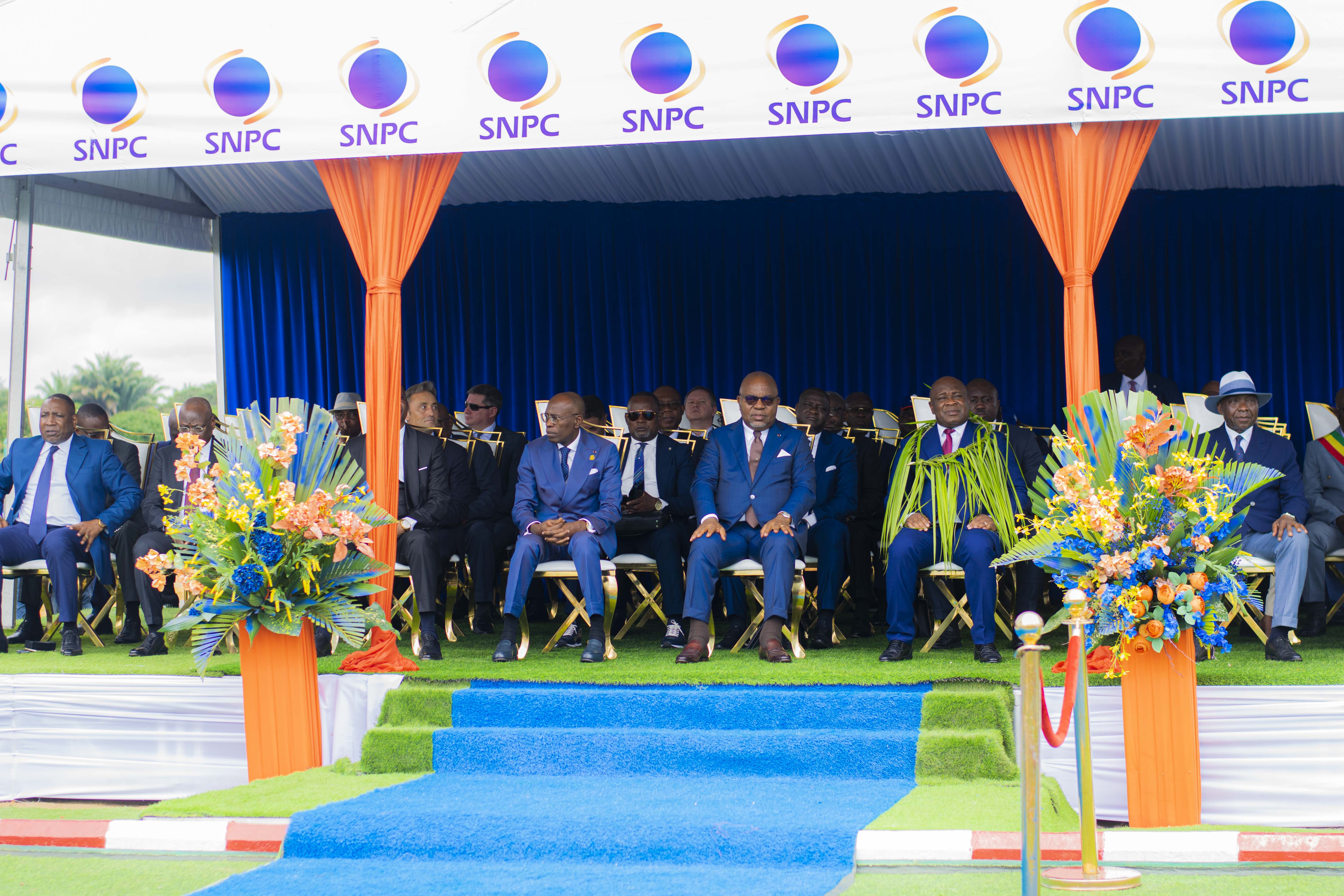 Cérémonie de remise officielle du complexe scolaire « JEAN BAPTISTE TATI LOUTARD » de Tchiminzi